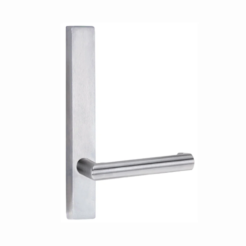 Lockwood Door Handle Square End Plate With 155 Lever Satin Chrome 4805/155SC