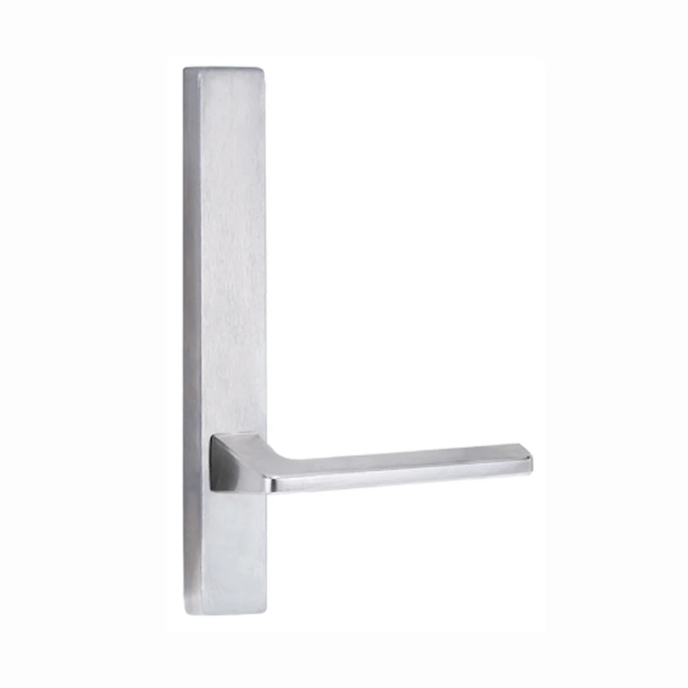 Lockwood Door Handle Square End Plate With 178 Lever Satin Chrome 4805/178SC