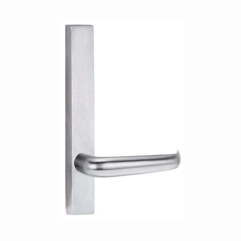 Lockwood Door Handle Square End Plate With 180 Lever Satin Chrome 4805/180SC