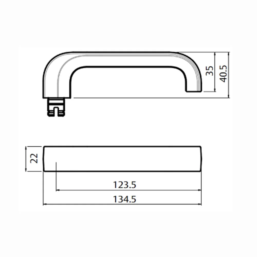 Lockwood Door Handle Square End Plate With Cylinder & 131 Lever Satin Chrome 1901/131SC - Image 3