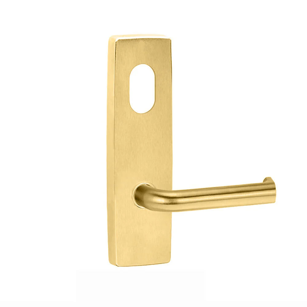 Lockwood Door Handle Square End Plate With Cylinder Hole & 102 Lever - Available in Various Finishes - Image 2