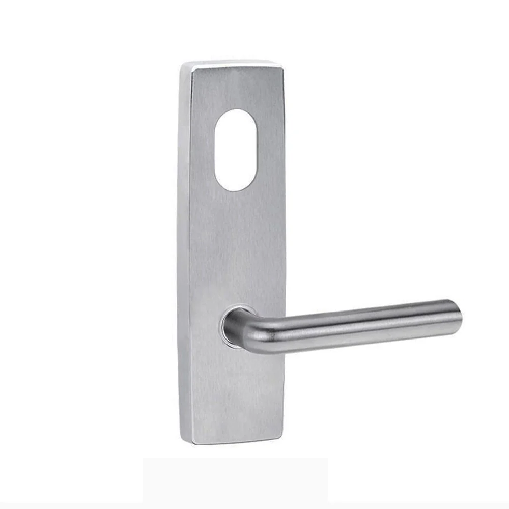 Lockwood Door Handle Square End Plate With Cylinder Hole & 104 Lever - Available in Various Finishes - Image 3