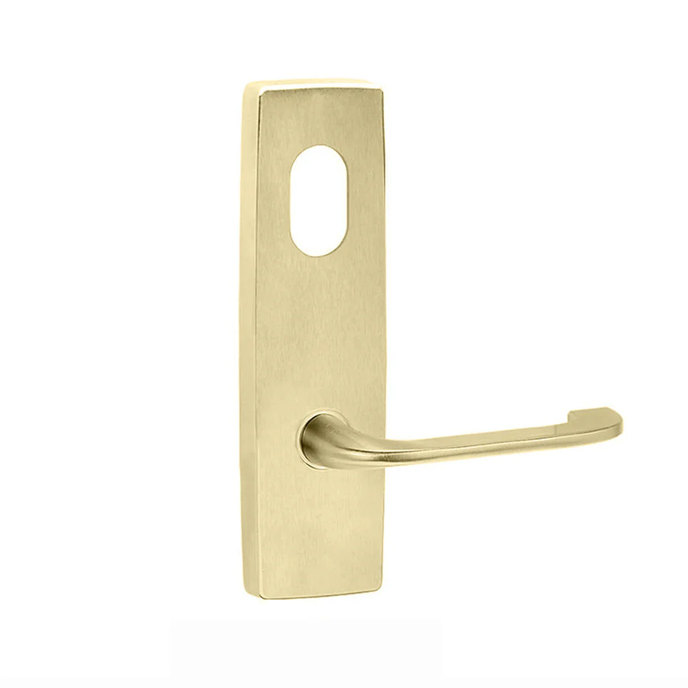 Lockwood Door Handle Square End Plate With Cylinder Hole & 115 Lever - Available in Various Finishes - Image 2