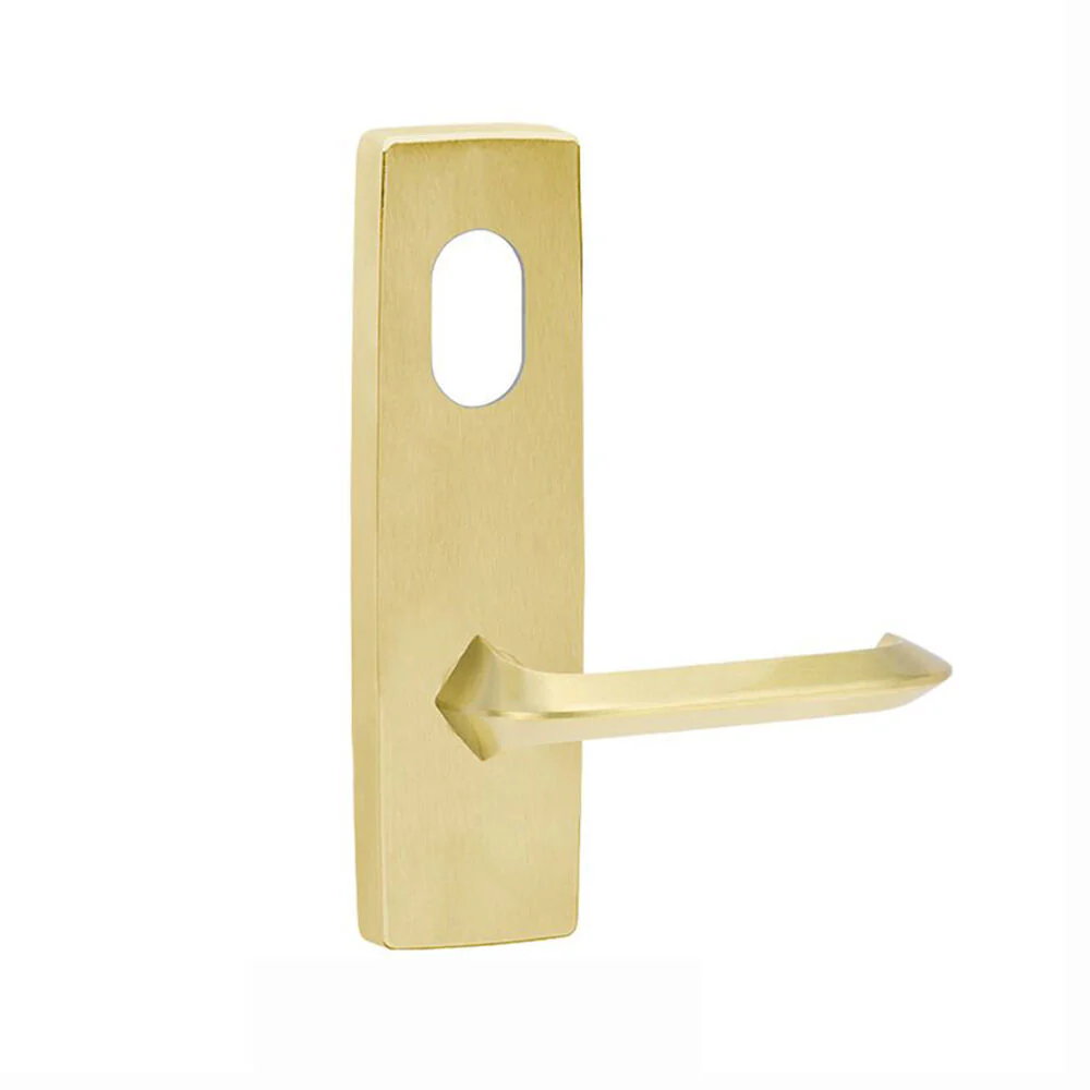 Lockwood Door Handle Square End Plate With Cylinder Hole & 116 Lever - Available in Various Finishes - Image 2