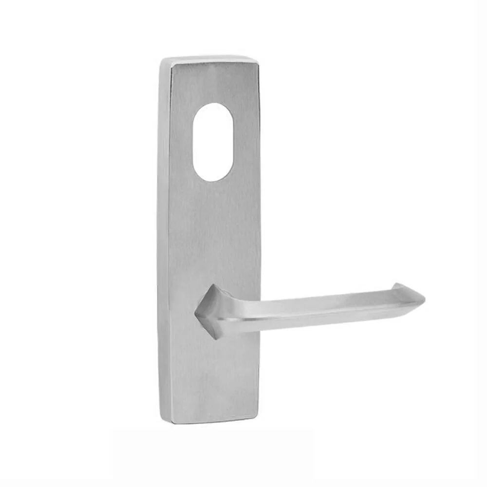 Lockwood Door Handle Square End Plate With Cylinder Hole & 116 Lever - Available in Various Finishes - Image 3