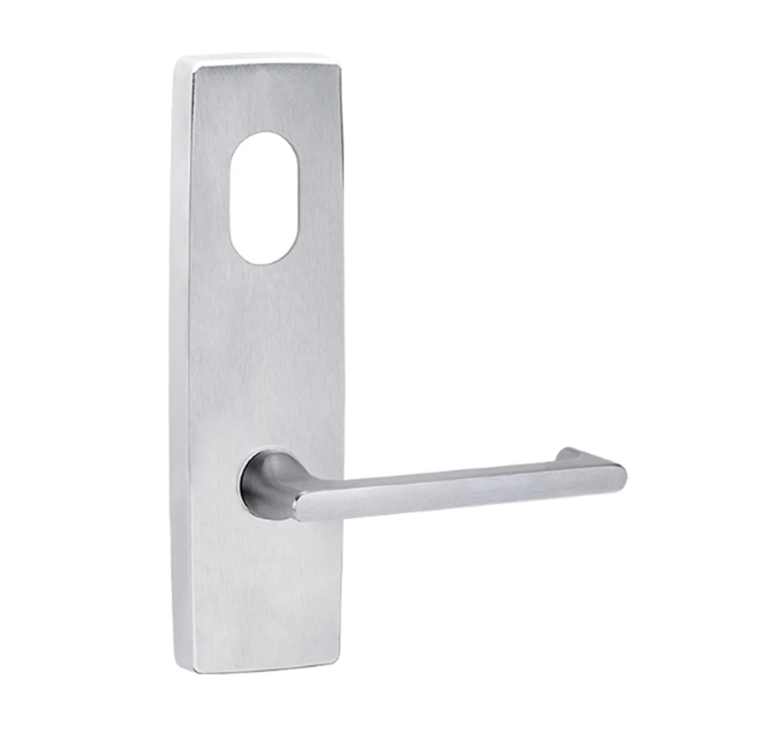 Lockwood Door Handle Square End Plate With Cylinder Hole & 118 Lever - Available in Various Finishes - Image 4