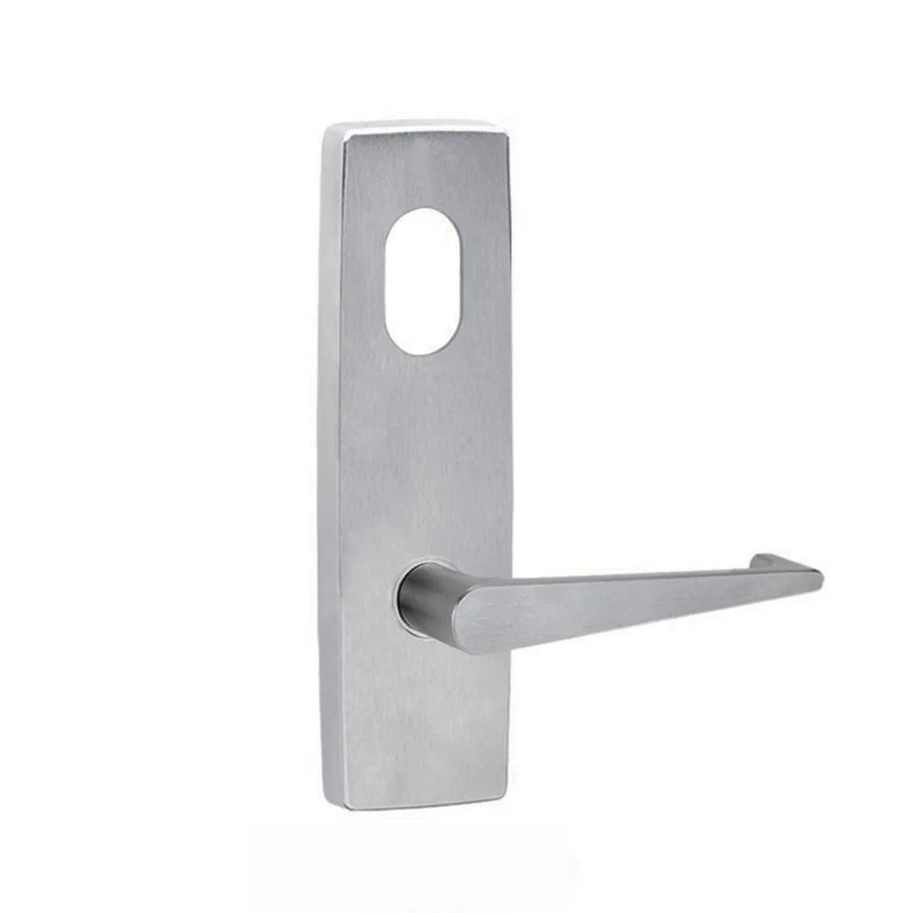 Lockwood Door Handle Square End Plate With Cylinder Hole & 133 Lever - Available in Various Finishes - Image 3