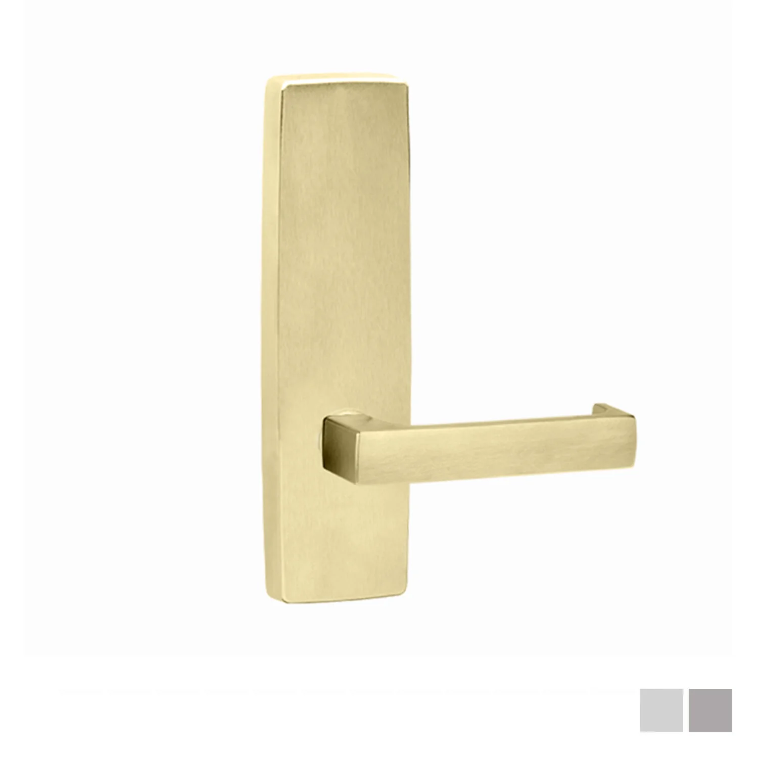 Lockwood Door Lever Handle Square End Plate 112 Lever - Available in Various Finishes