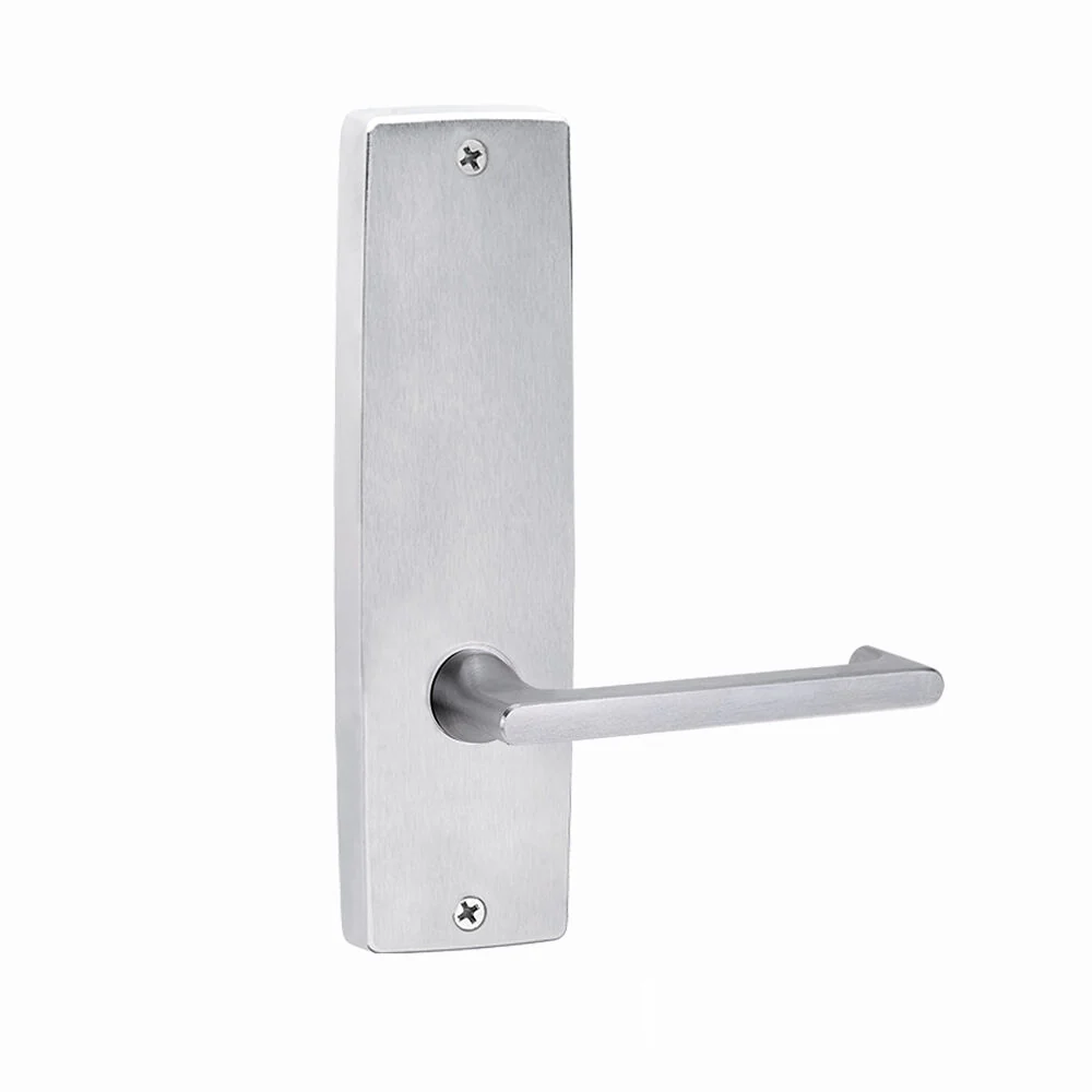 Lockwood Door Lever Handle Square End Plate 118 Lever - Available in Polished Brasss & Satin Chrome - Image 7