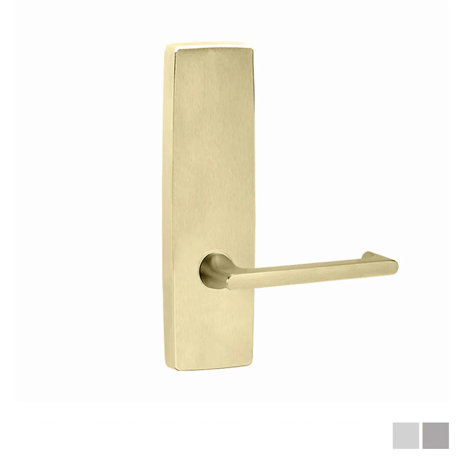 Lockwood Door Lever Handle Square End Plate 118 Lever - Available in Various Finishes