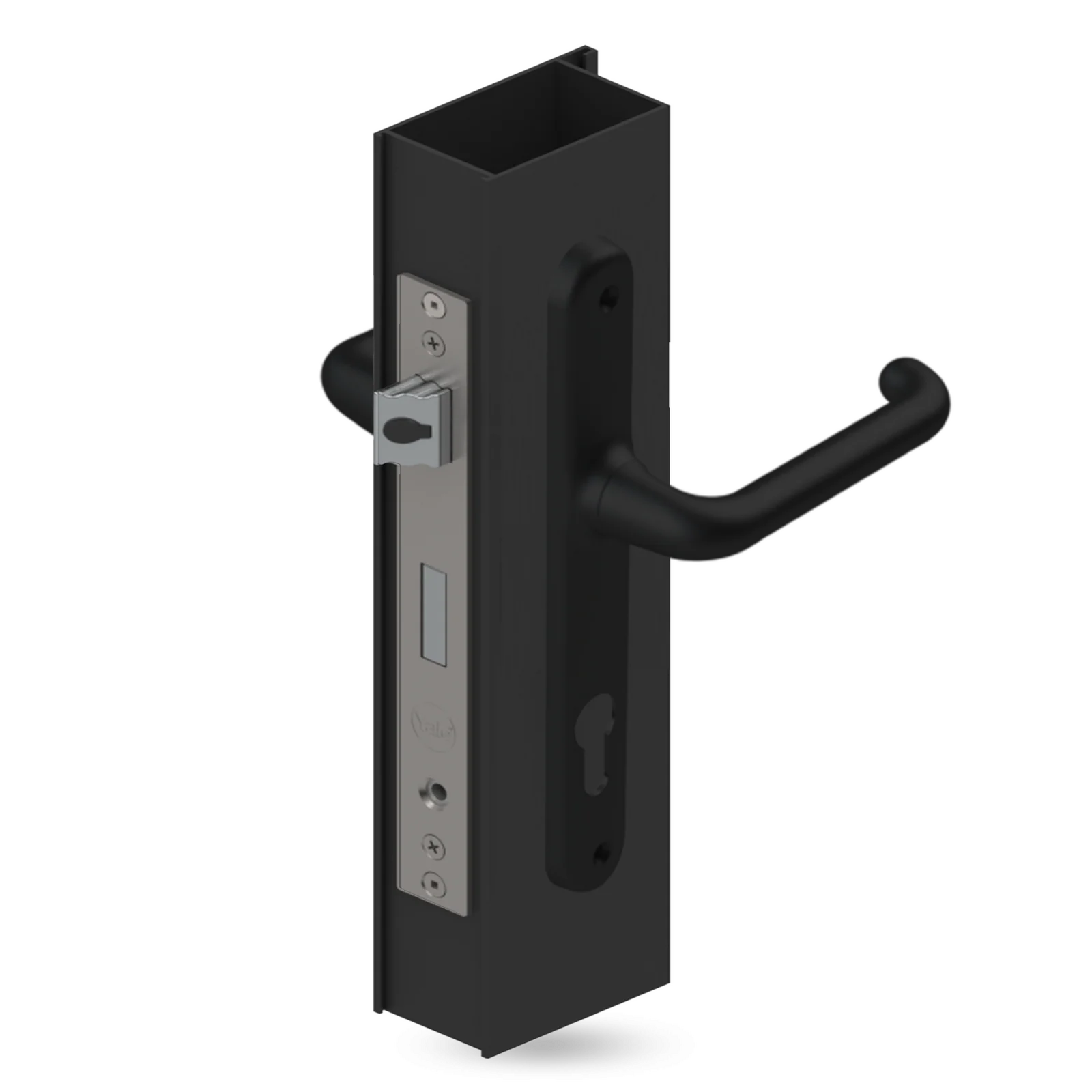 Lockwood Door Lock Pack Induro Mortice Verona Gidgee Levers Black with Cylinder - Image 3