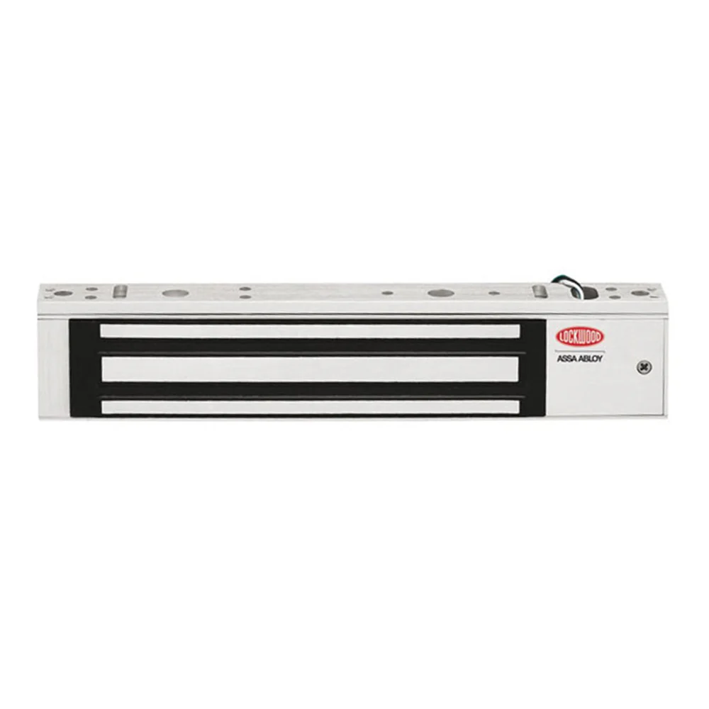 Lockwood EMZ4 280Kg Single Electro Magnetic Lock Fully Monitored Satin Chrome EMZ4-SM