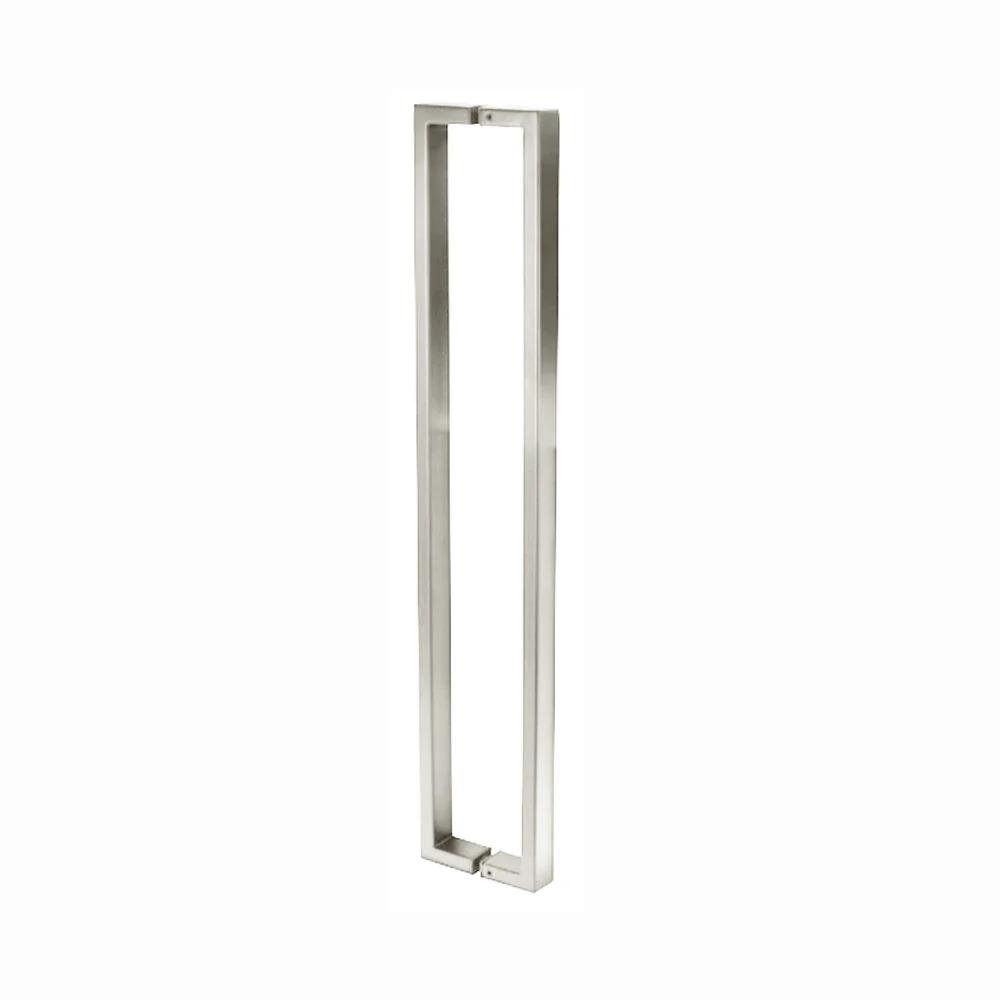 Lockwood Entrance Door Pull Handle Pair 600mm Satin Stainless Steel 148X600SSS
