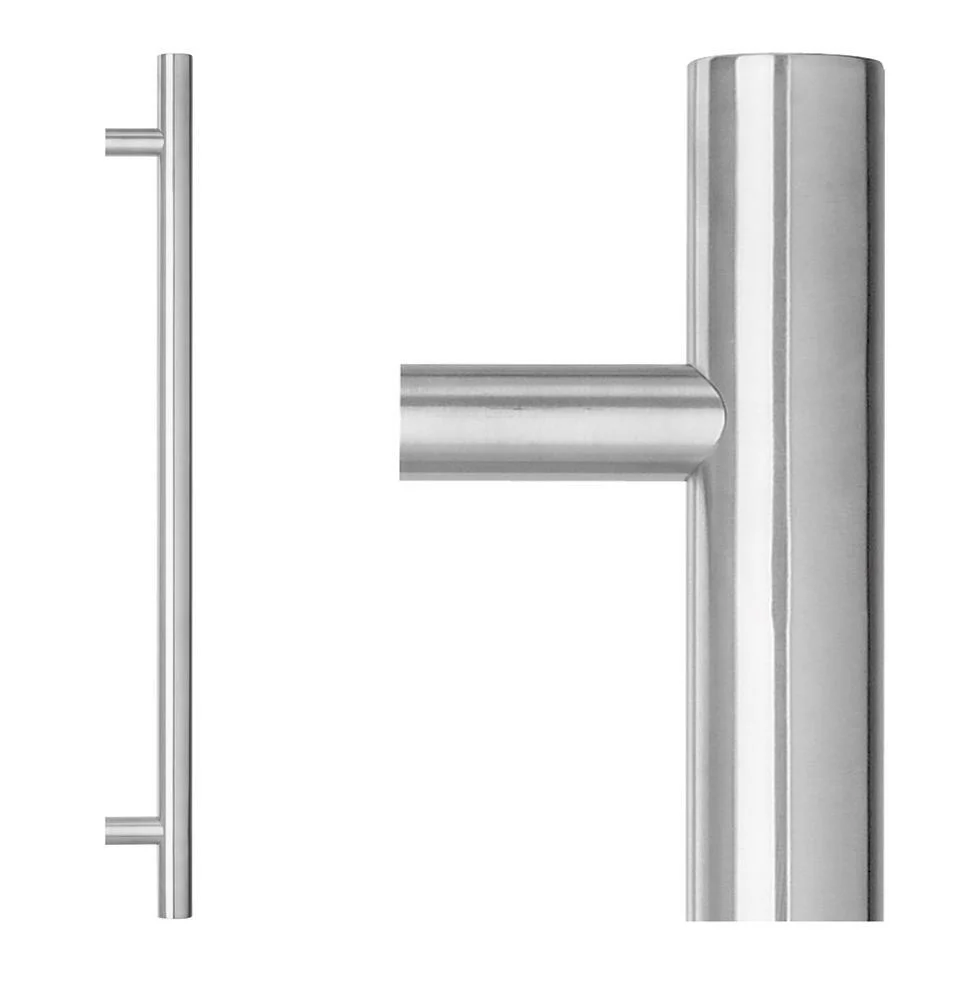 Lockwood Entrance Pull Handle 450mm Satin Stainless Steel Pair 142X450SSS - Image 2