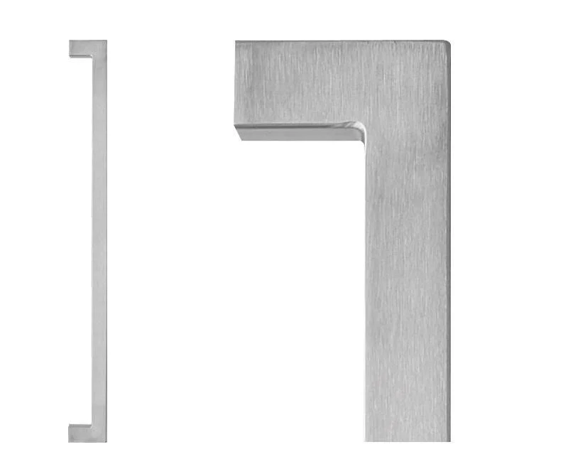 Lockwood Entrance Pull Handle 600mm Satin Stainless Steel Pair 143X600SSS - Image 2