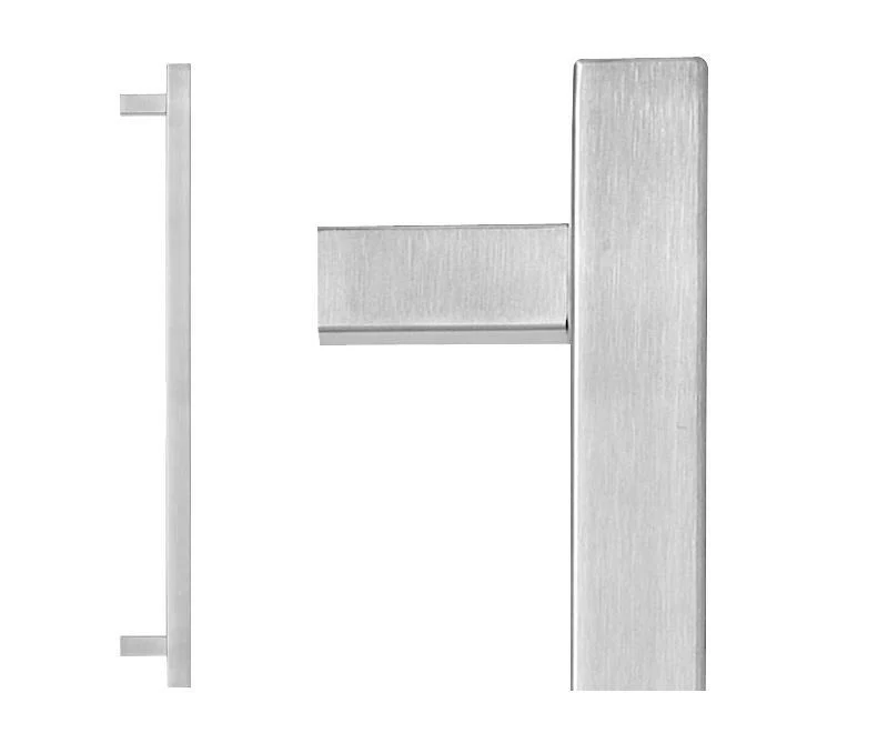 Lockwood Entrance Pull Handle 375mm Satin Stainless Steel Pair 145X375SSS - Image 2