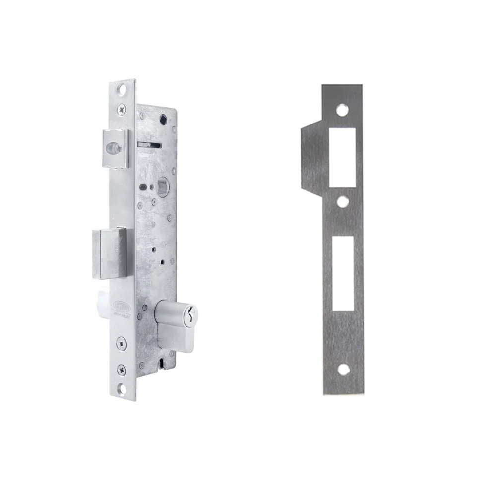 Lockwood Induro Mortice Lock 30mm Stainless Steel LW7130L Including Strike OPS001SS