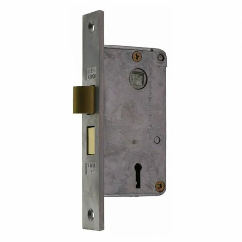 Lockwood Mortice Lock 30mm Backset Narrow Style Satin Chrome L1701SC