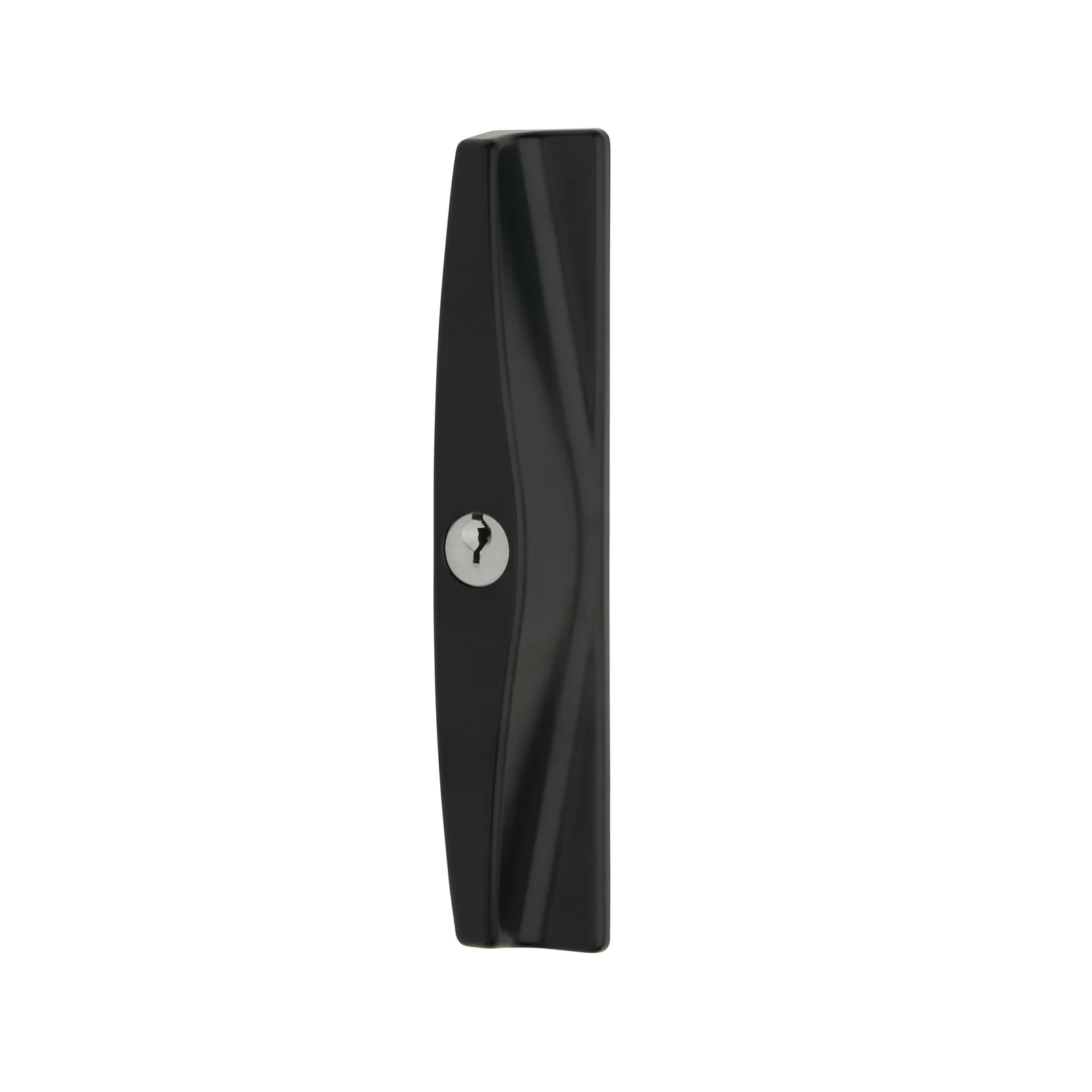 Lockwood Onyx Sliding Patio Door Lock Slim Outer Pull Black 9A1A2/5PBLK - Image 2