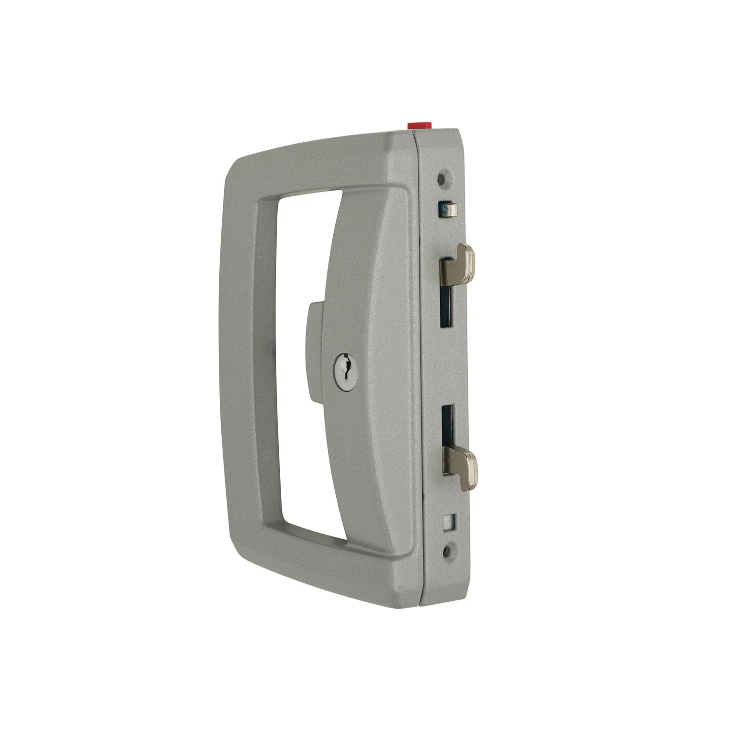 Lockwood Onyx Sliding Patio Door Lock Slim Outer Pull Silver 9A1A2/5PSIL