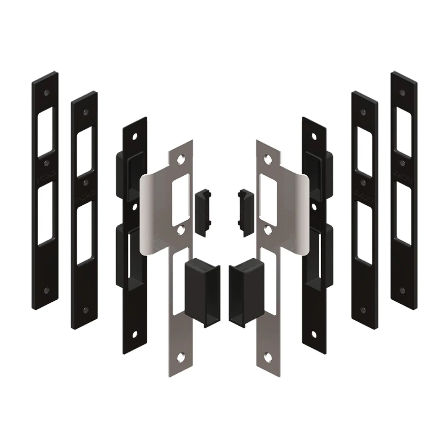 Lockwood Optimum Standard Strike Kit Satin Stainless Steel - Available in Various Handing