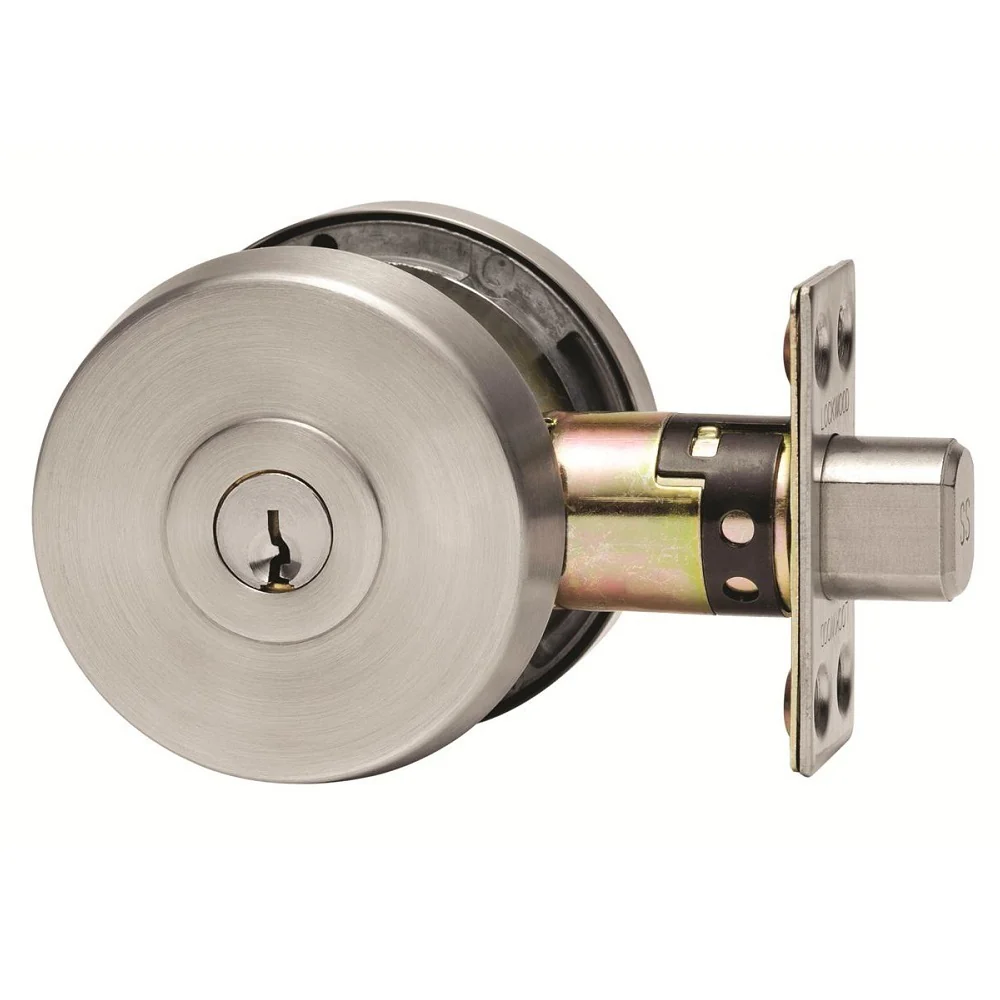 Lockwood Paradigm Double Cylinder Deadbolt Round Satin Stainless Steel 005/B1SSSDP - Image 2