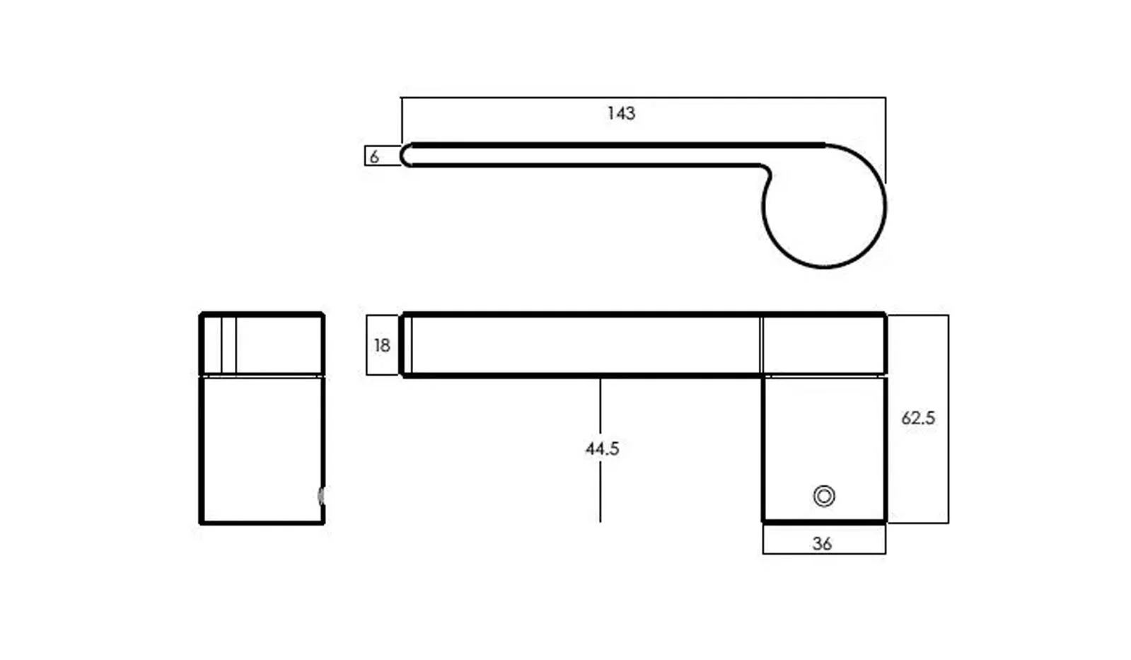 Lockwood Robert Watson Full Operating Set A1 Lever For 530 Latch RW30/00/A1SA - Image 2