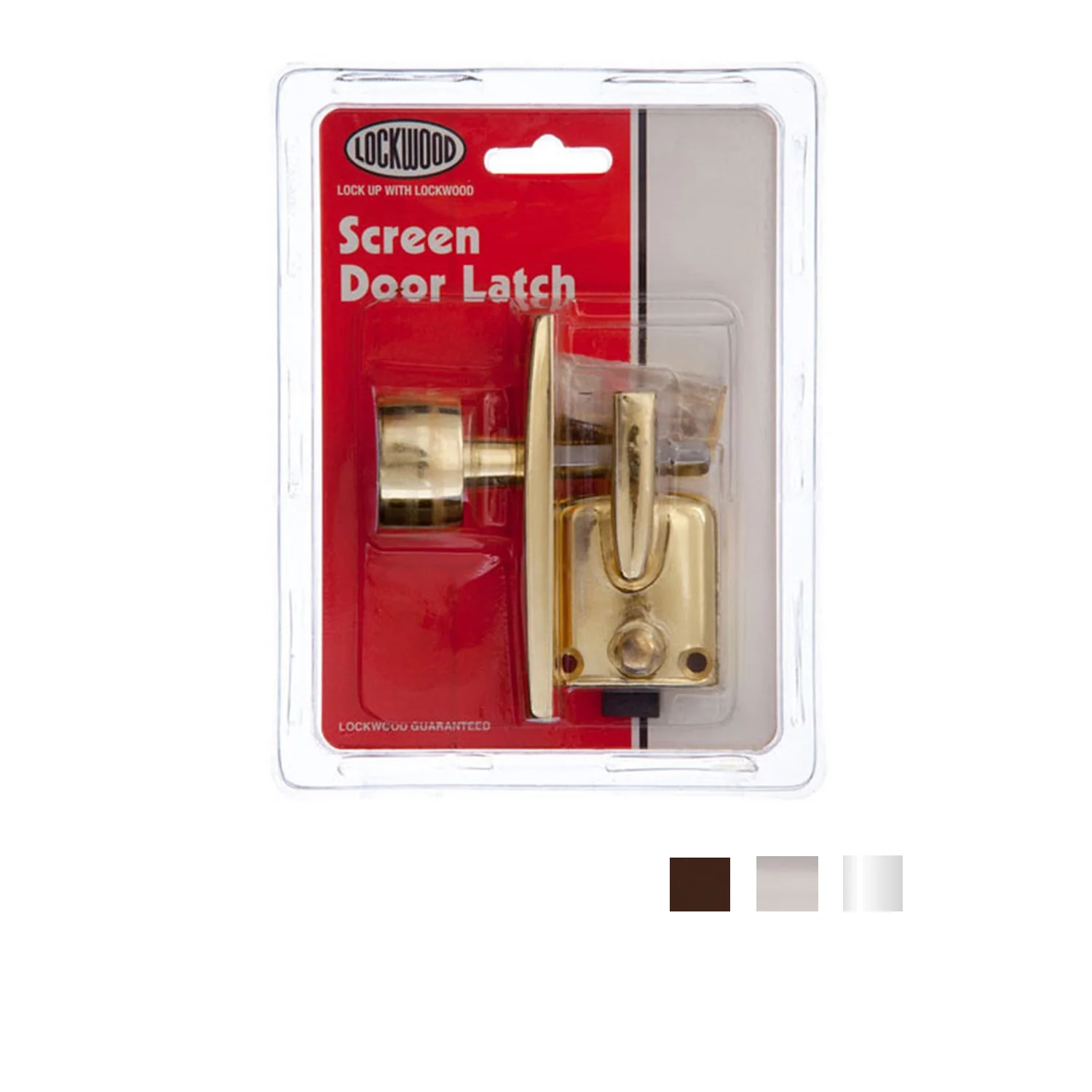Lockwood Screen Door Latch Display Pack