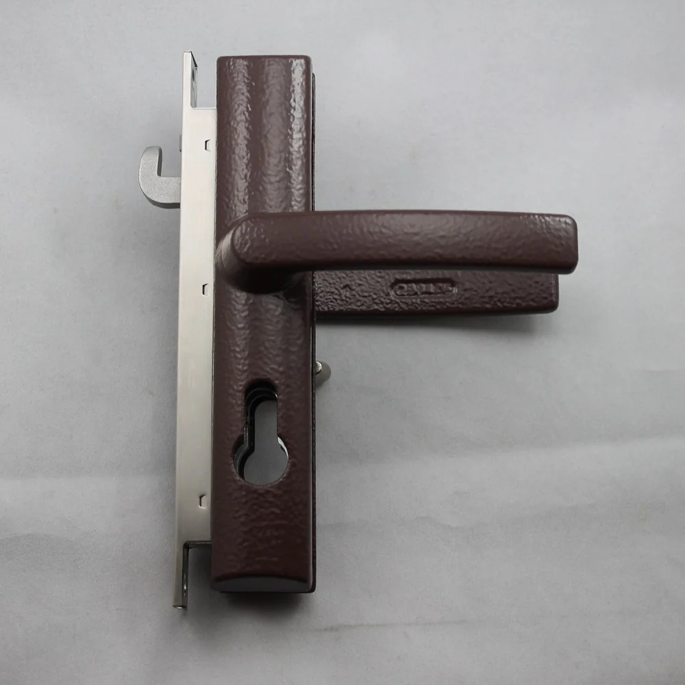 Lockwood Security Screen Door Lock 8654 Brown No Cylinder - Image 2