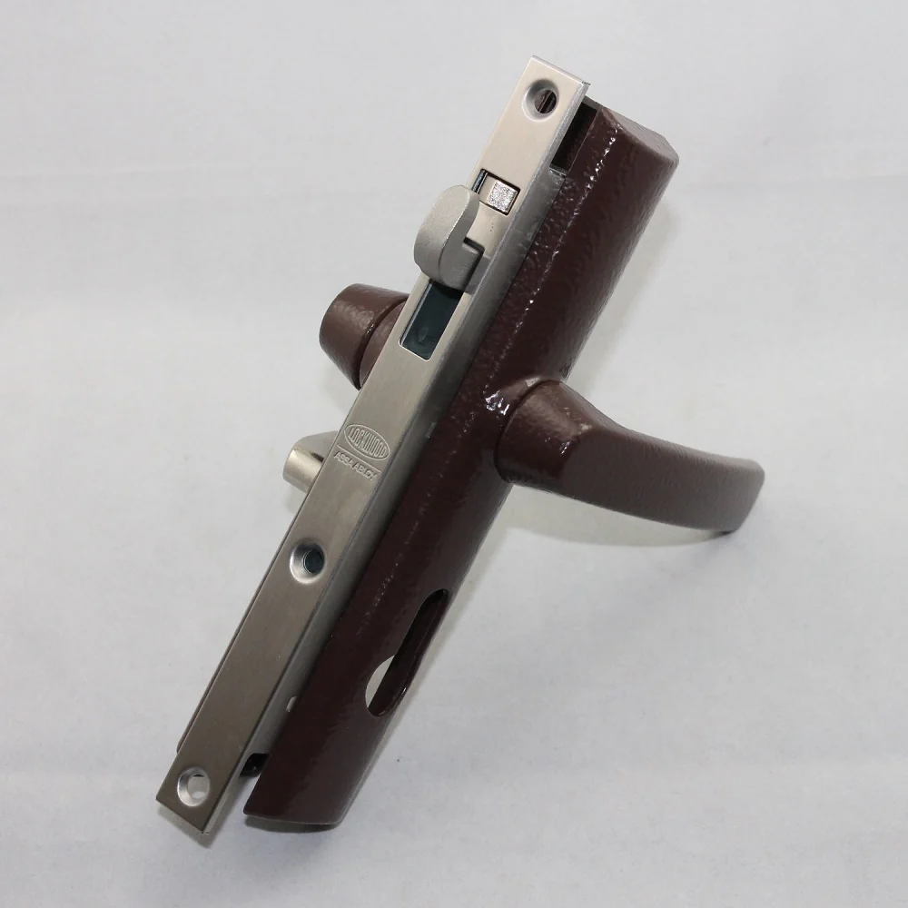 Lockwood Security Screen Door Lock 8654 Brown No Cylinder - Image 4