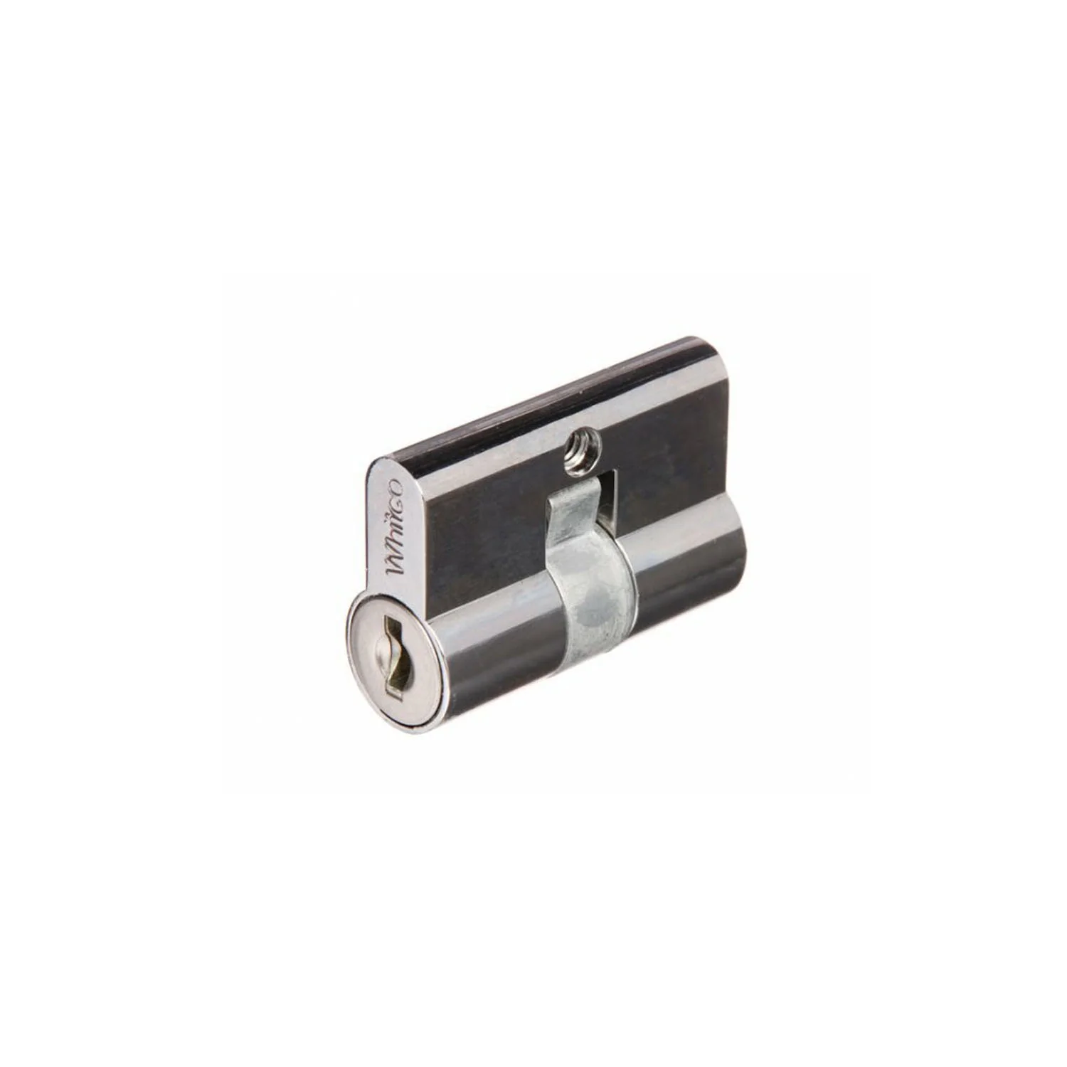 Lockwood Security Screen Door Lock White w/ Cylinder 8654WHC - Image 7