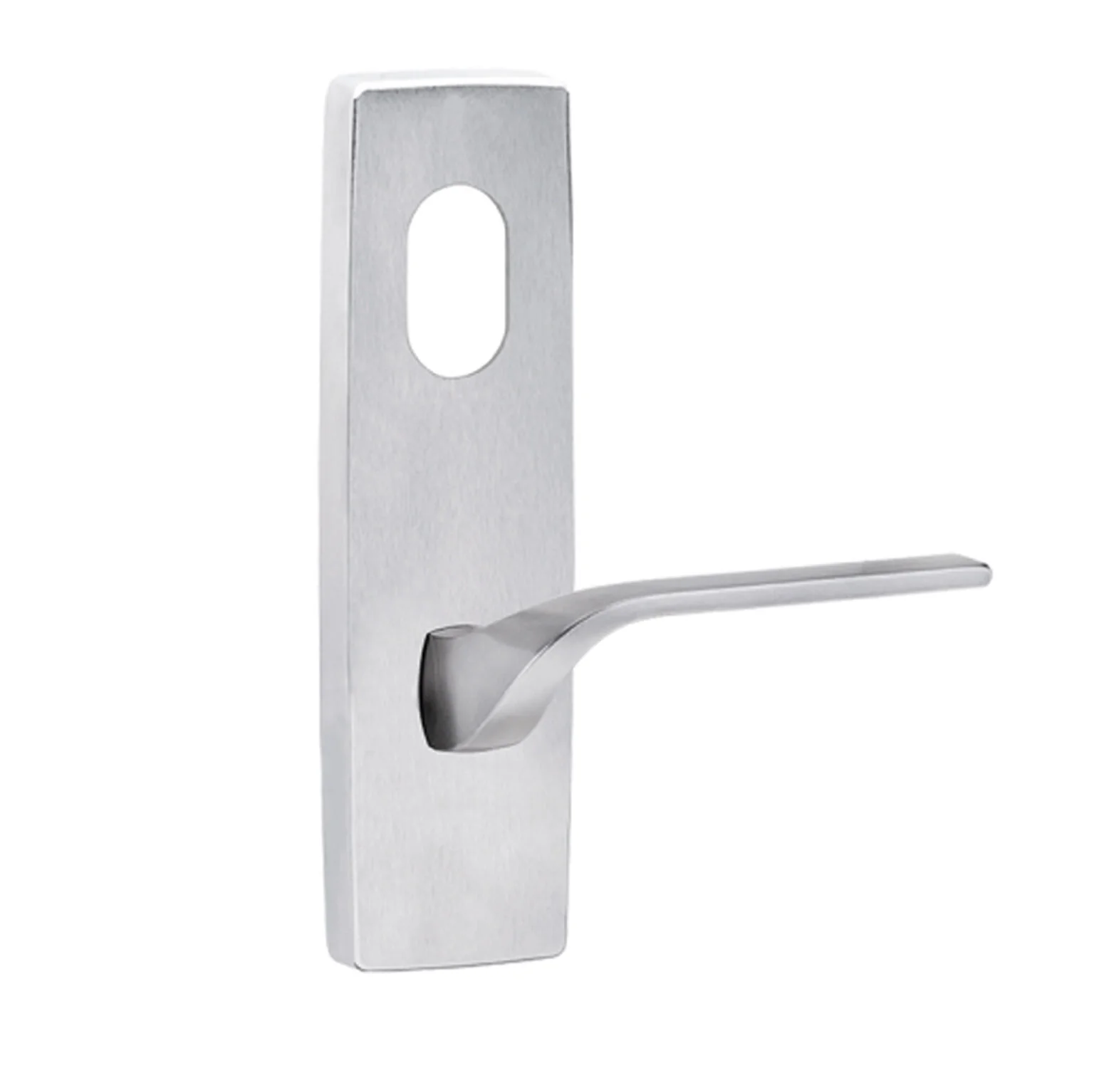 Lockwood Square End Plate with Cylinder Hole and 122 Lever - Available in Various Finishes and Handing - Image 3