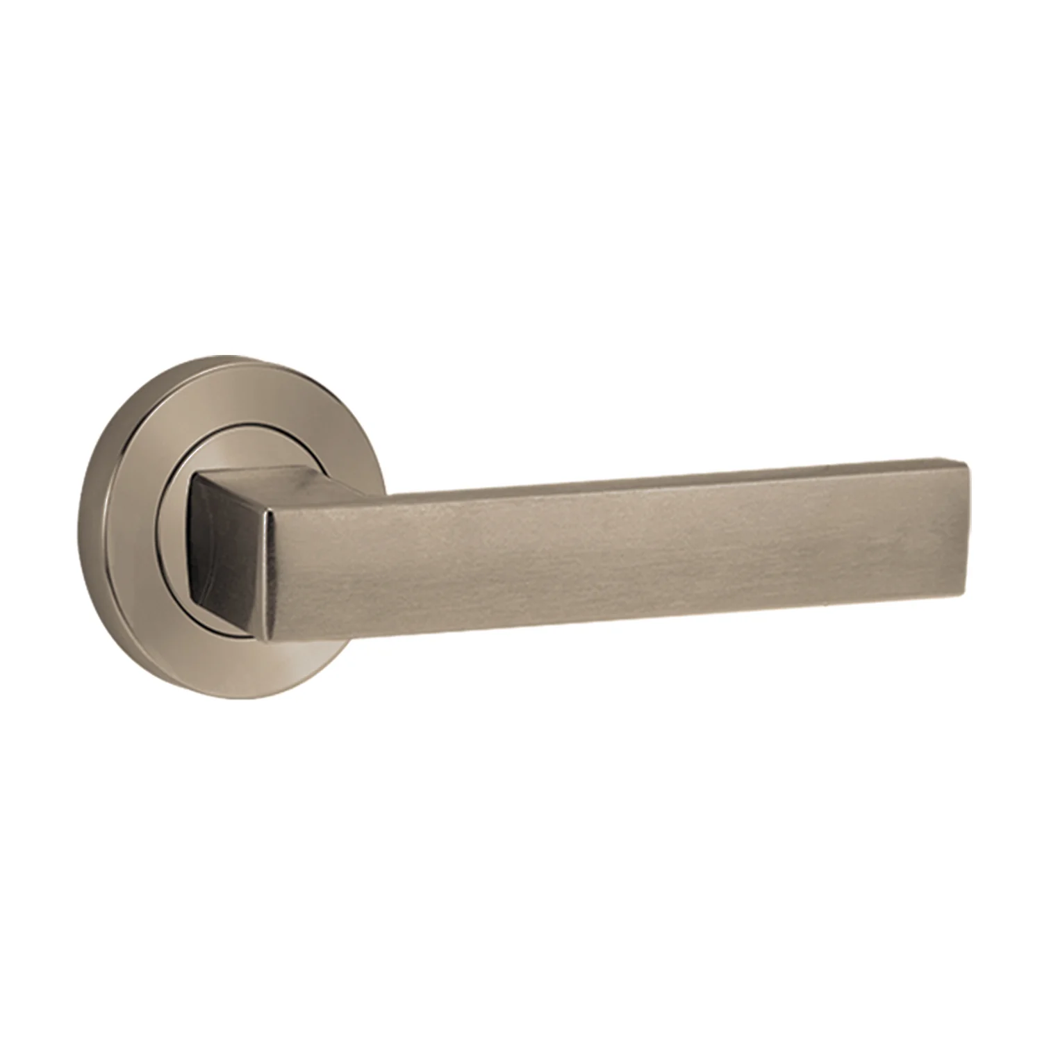 Lockwood Symphony 101 Door Lever on Round Rose Full Set - Available Various Finishes - Image 4