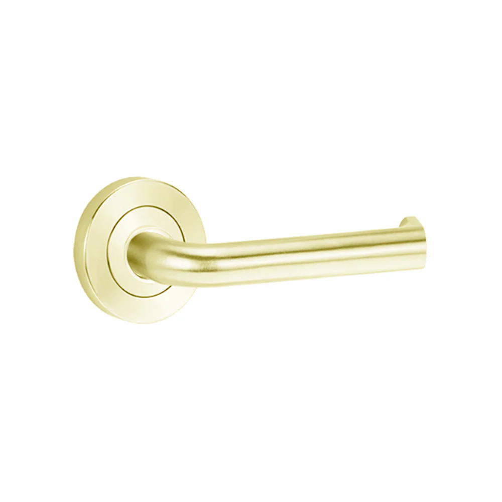 Lockwood Symphony 102 Door Lever on Round Rose Full Set - Available in Various Finish - Image 6