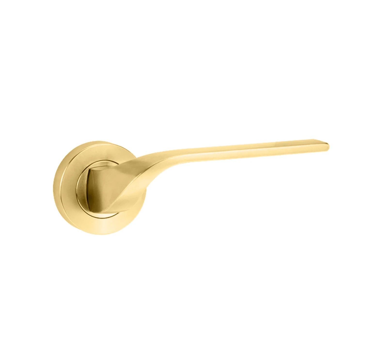 Lockwood Symphony 122 Door Lever on Round Rose - Available in Various Finishes and Handing - Image 6