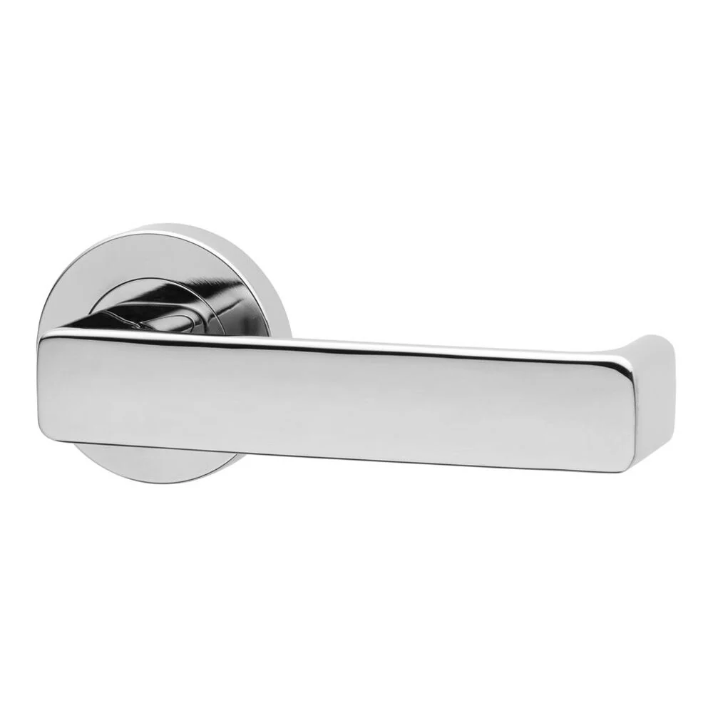 Lockwood Symphony 76 Door Lever on Round Rose Full Set - Available in Various Finishes - Image 6