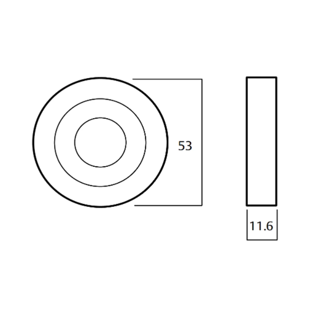 Lockwood Symphony 123 Door Lever on Round Rose Full Set - Available in Various Finishes - Image 4