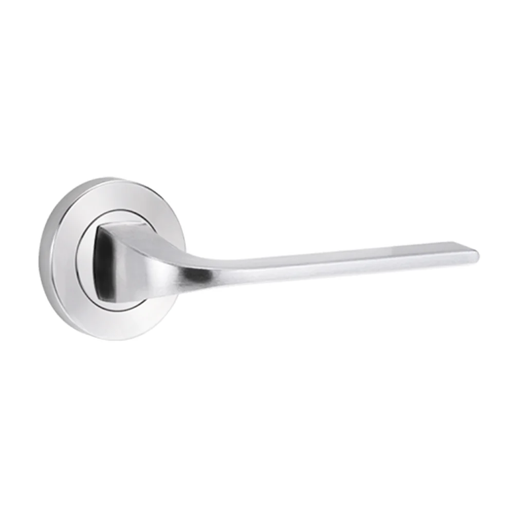 Lockwood Symphony 123 Door Lever on Round Rose Full Set - Available in Various Finishes - Image 5