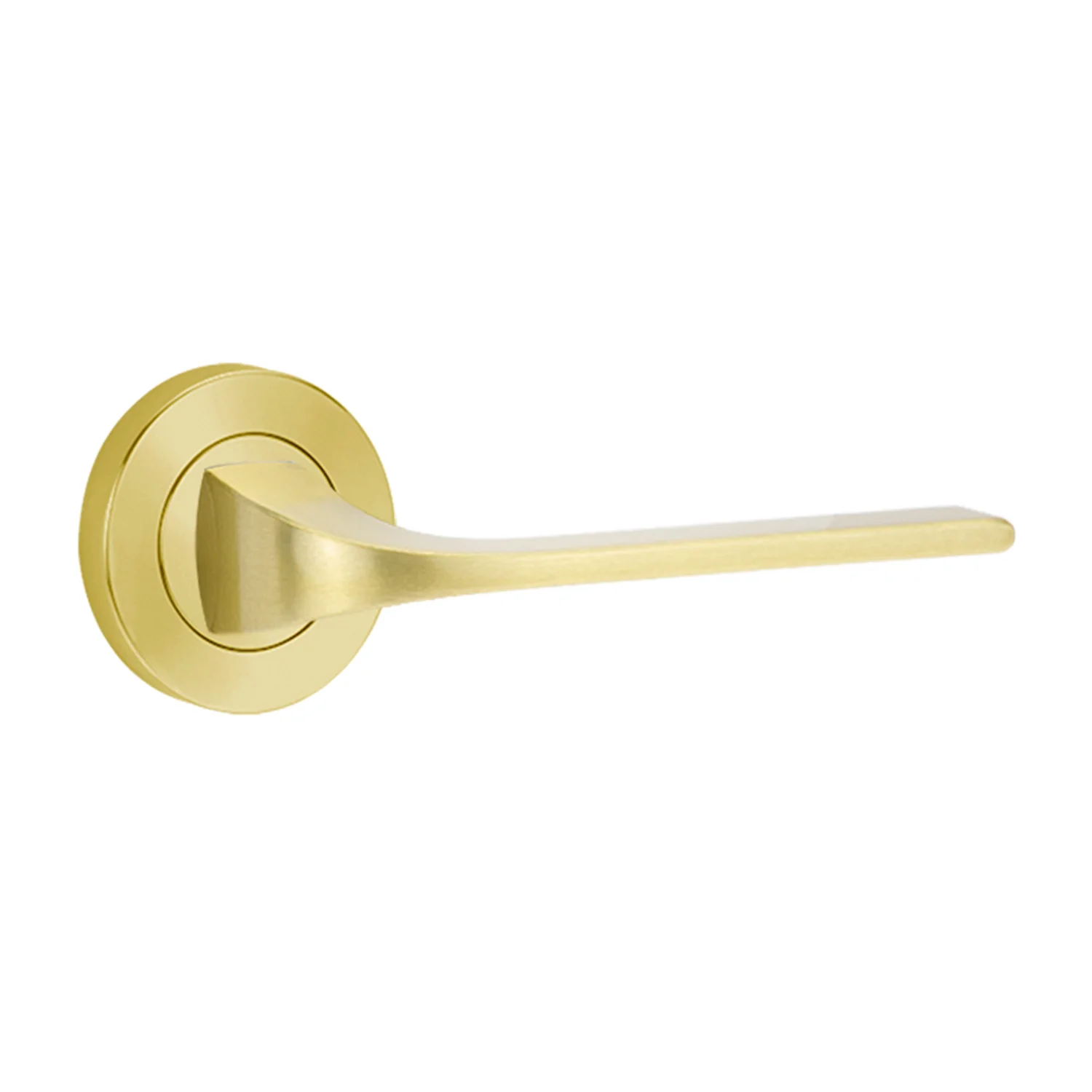 Lockwood Symphony 123 Door Lever on Round Rose Full Set - Available in Various Finishes - Image 6