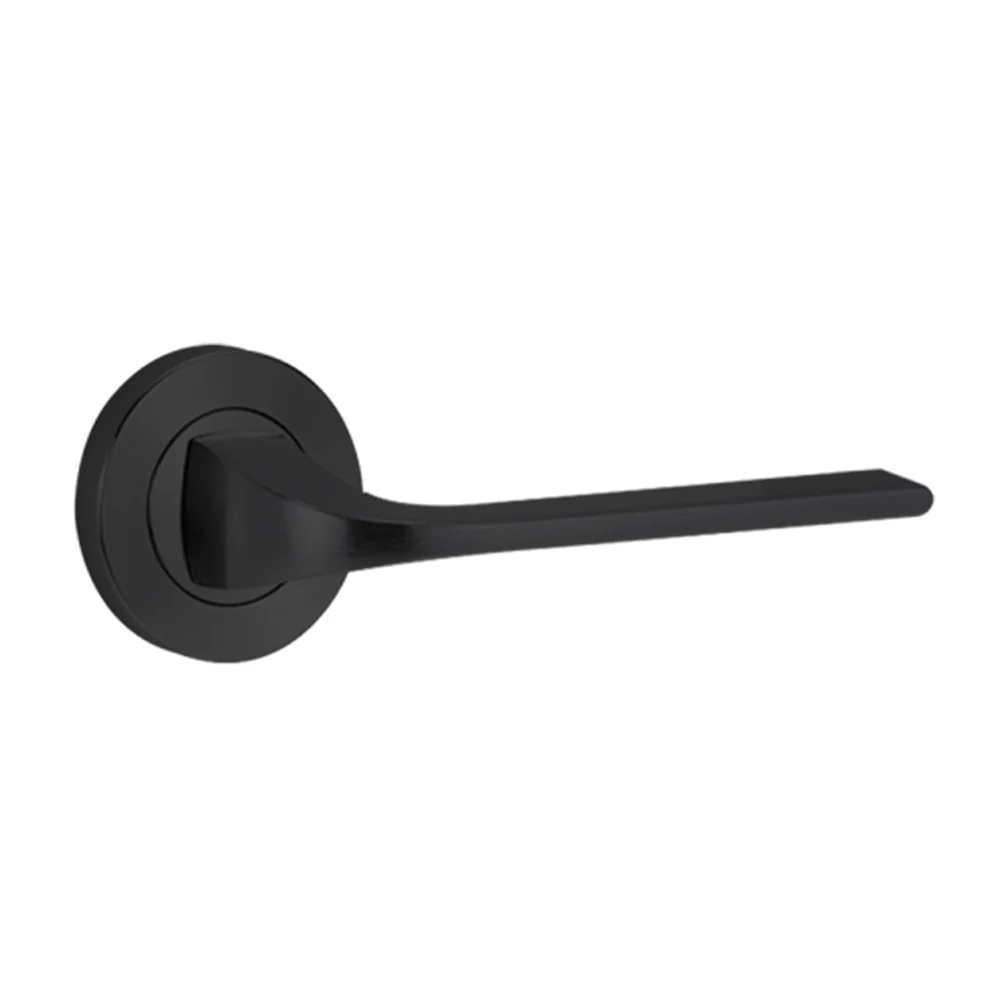 Lockwood Symphony 123 Door Lever on Round Rose Full Set - Available in Various Finishes - Image 7