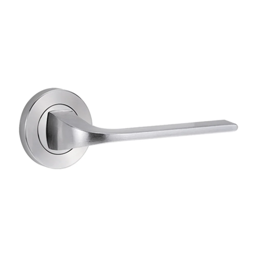Lockwood Symphony 123 Door Lever on Round Rose Full Set - Available in Various Finishes - Image 8