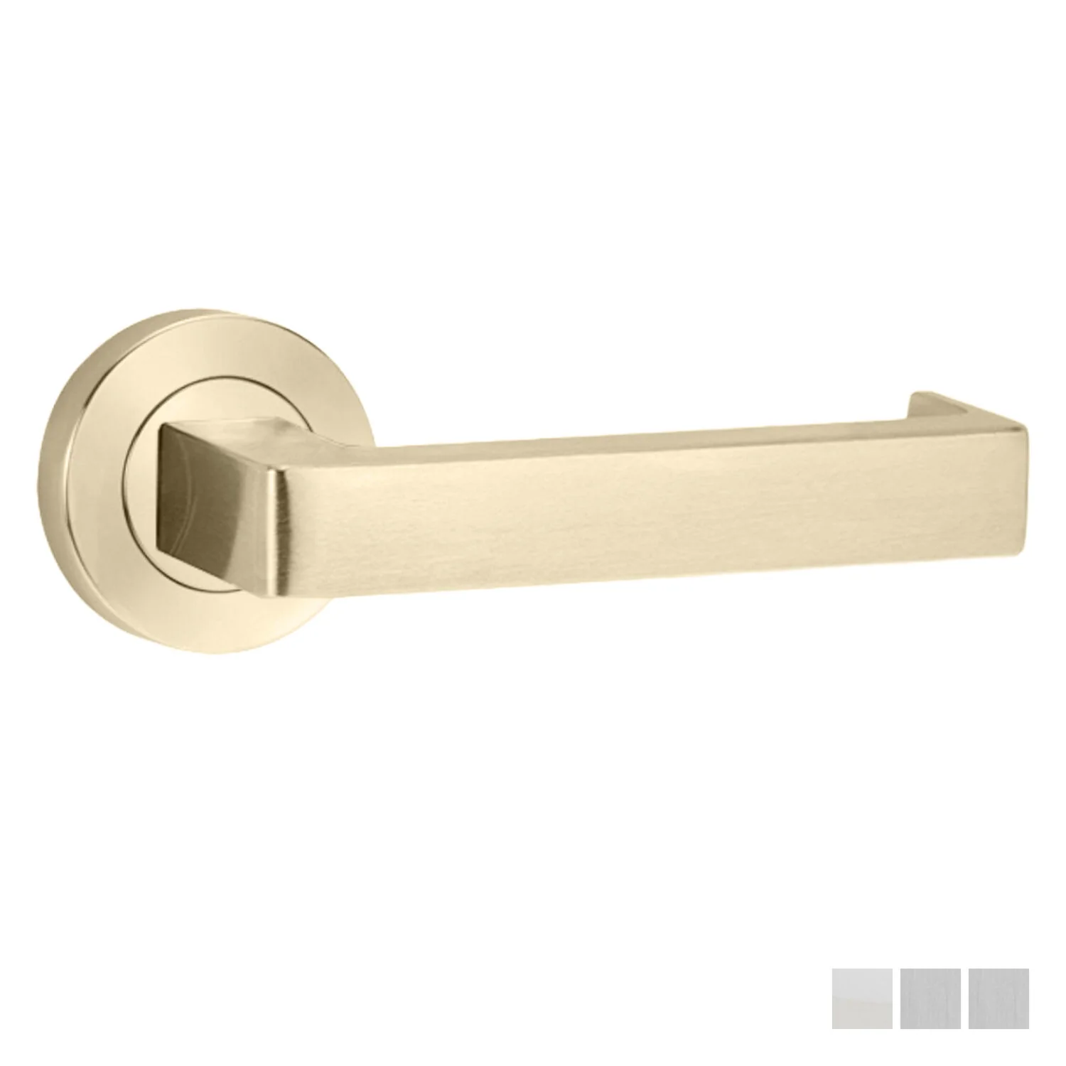 Lockwood Symphony 142 Lever On Round Rose - Available in Various Finishes