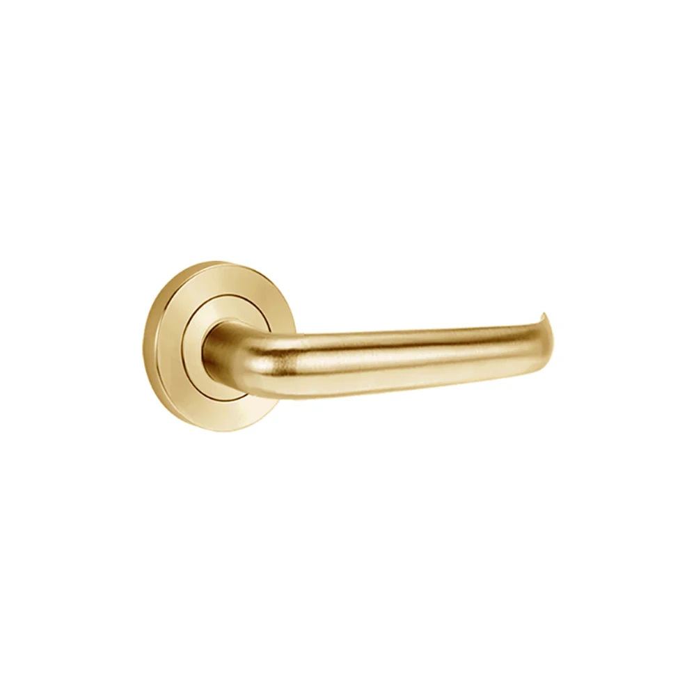 Lockwood Symphony 180 Door Lever on Round Rose Full Set - Available in Various Finish - Image 6