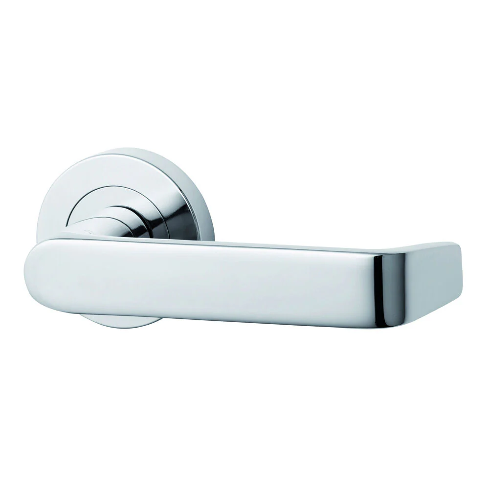 Lockwood Symphony 59 Door Lever on Round Rose Full Set - Available in Various Finishes - Image 6