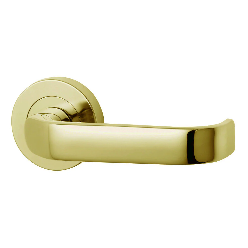 Lockwood Symphony 74 Door Lever on Round Rose Full Set - Available in Various Finishes - Image 5