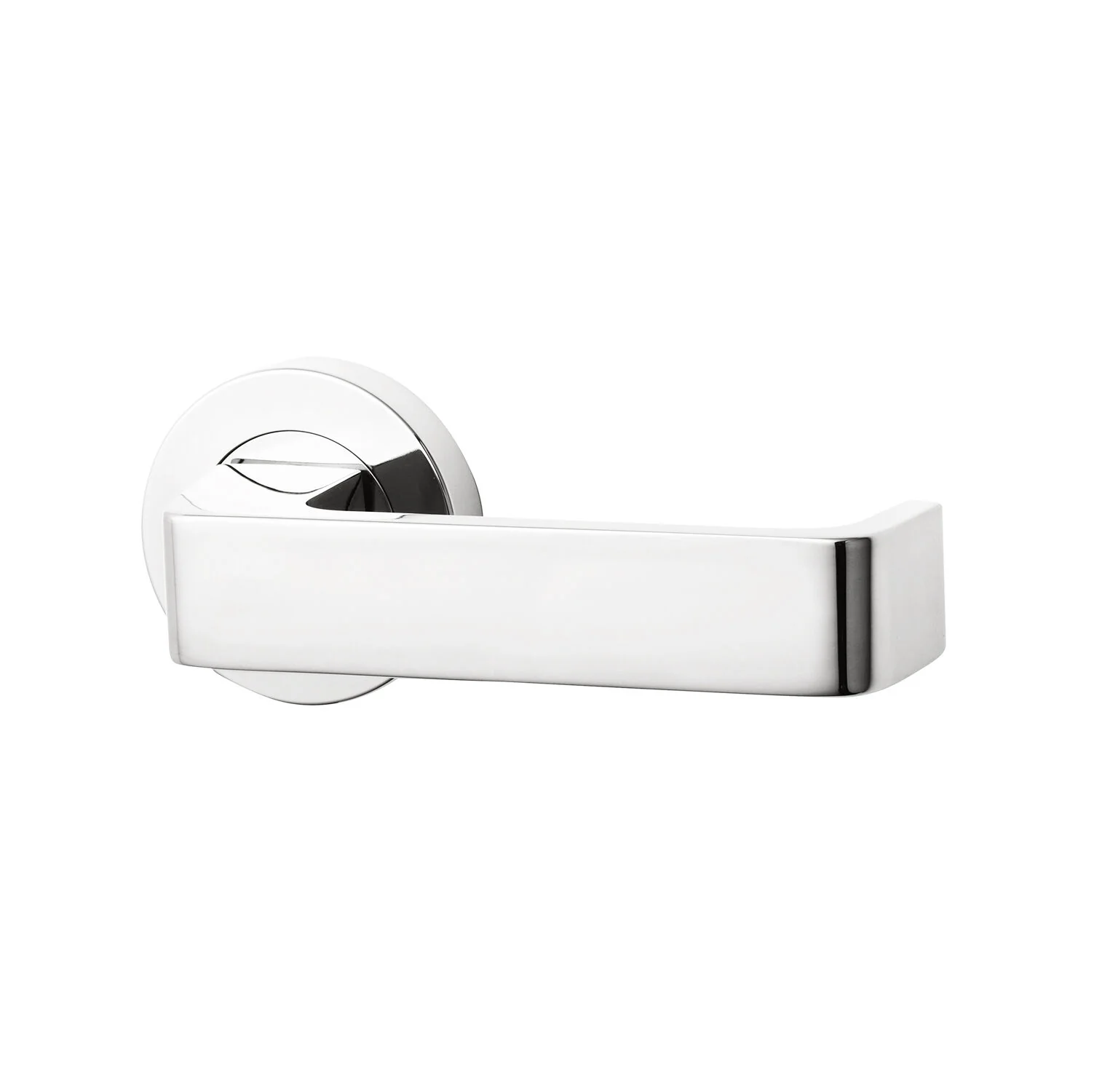 Lockwood Symphony 90 Door Lever on Round Rose - Available in Various Finishes - Image 6