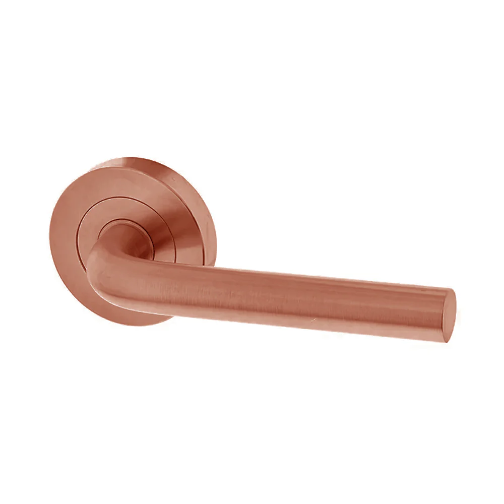 Lockwood Symphony 97 Door Lever on Round Rose Full Set - Available in Various Finishes - Image 4