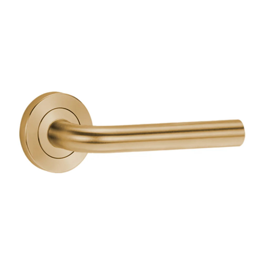Lockwood Symphony 97 Door Lever on Round Rose Full Set - Available in Various Finishes - Image 5