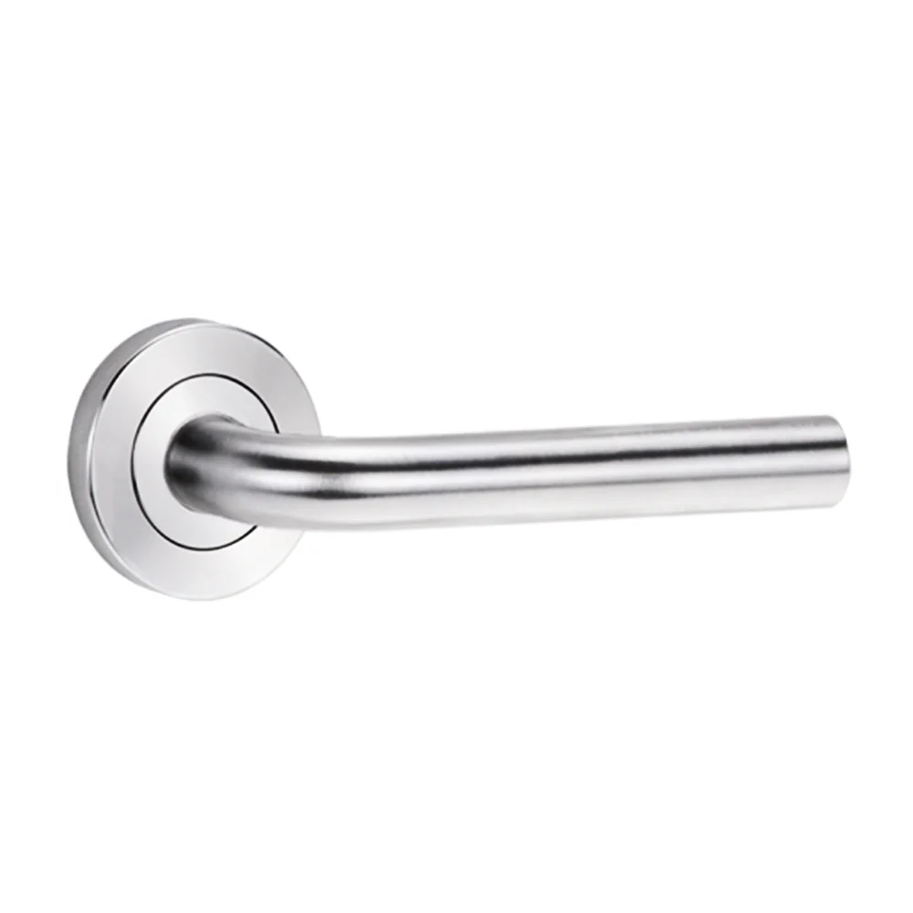 Lockwood Symphony 97 Door Lever on Round Rose Full Set - Available in Various Finishes - Image 6