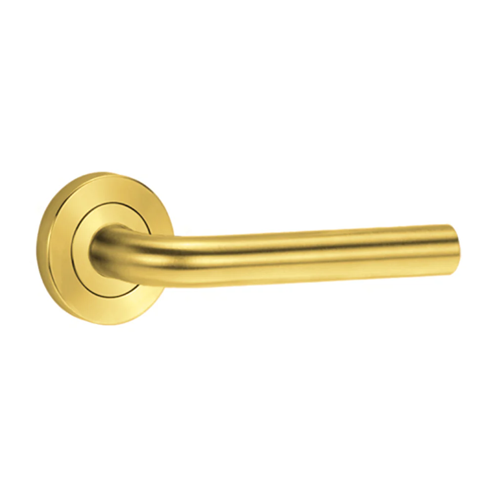 Lockwood Symphony 97 Door Lever on Round Rose Full Set - Available in Various Finishes - Image 8